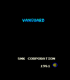 Vanguard (SNK) Title Screen